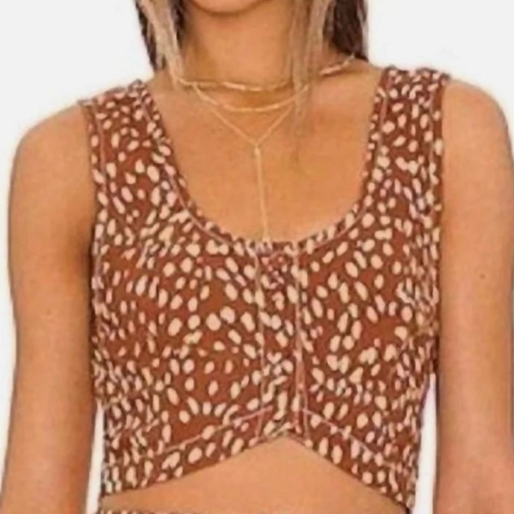 Free People Bennett Top in Fawn NWT